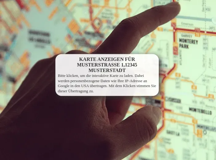 Google Maps und Co datenschutzkonform einbinden