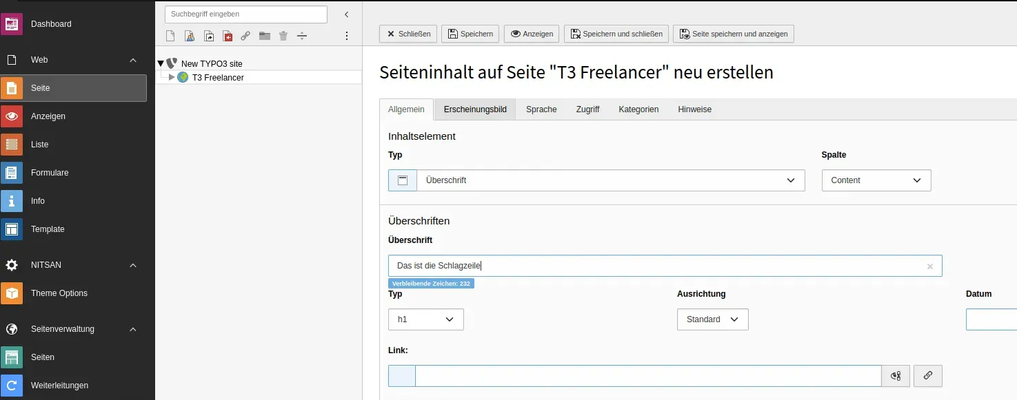 SEO (Suchmaschinenoptimierung) für Typo3-Seiten